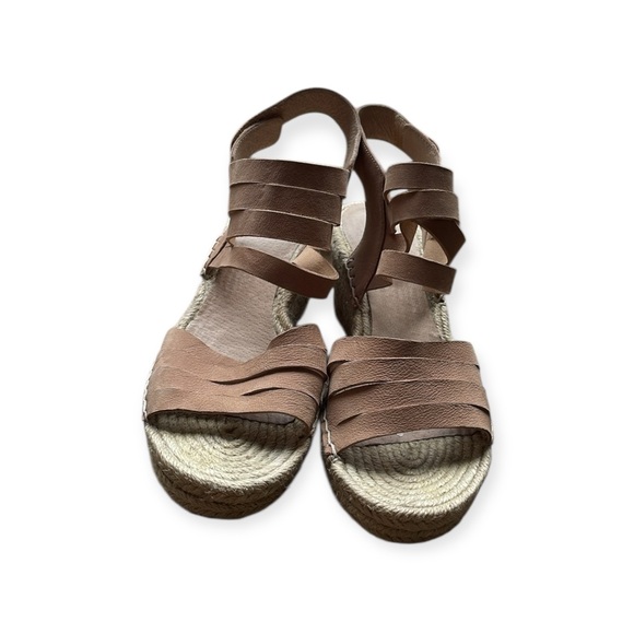 Eileen Fisher strappy wedge espadrille sandal - Picture 7 of 8